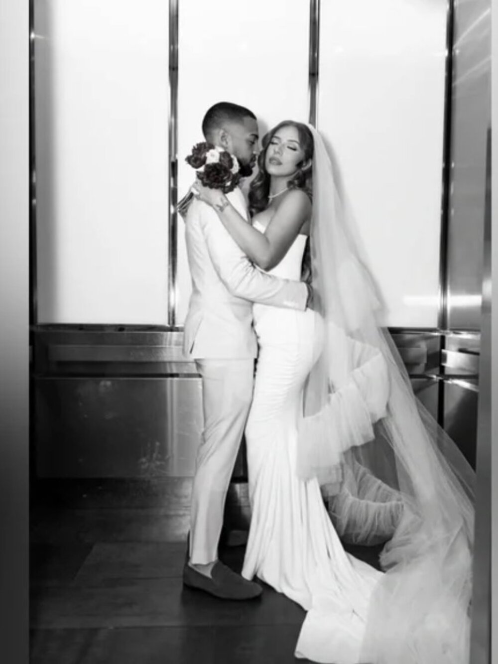 Ruffle Wedding Veil